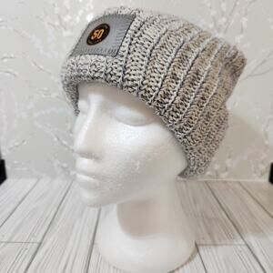 Love Your Melon Cream Blue Variegated Cleveland Cavaliers Knit Beanie Unisex OS